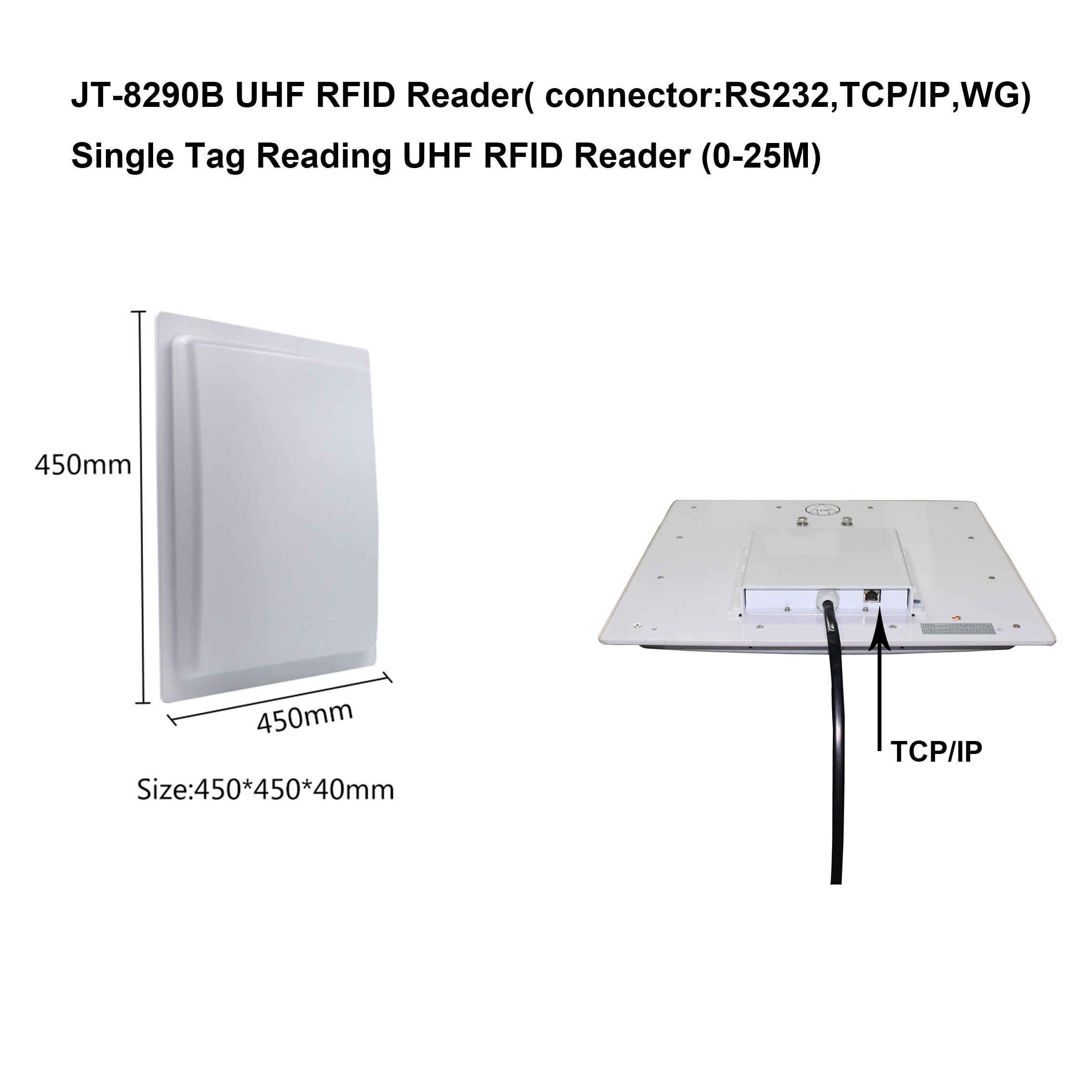 TCP/IP Long Range Reader 20M JT-8290B