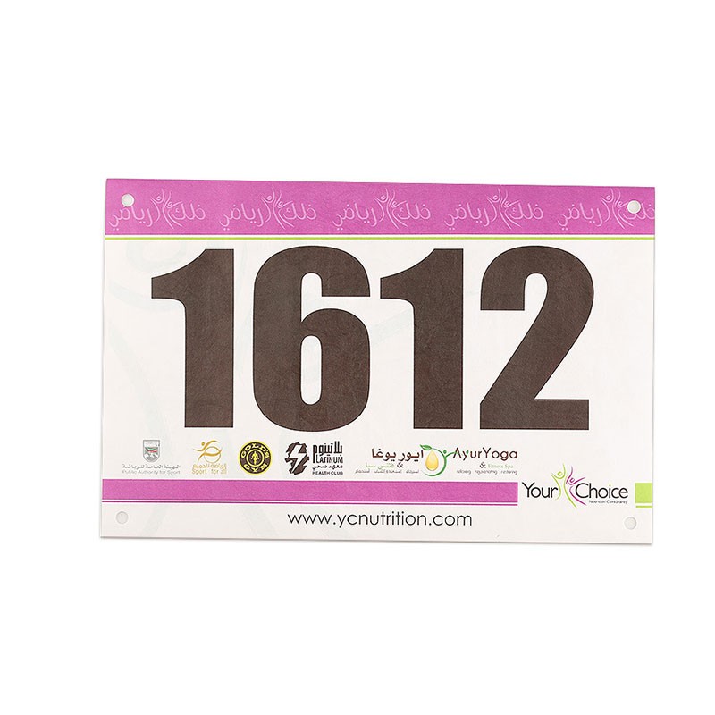 JT-240190 902-928MHZ Waterproof RFID Tyvek Marathon Race Tag