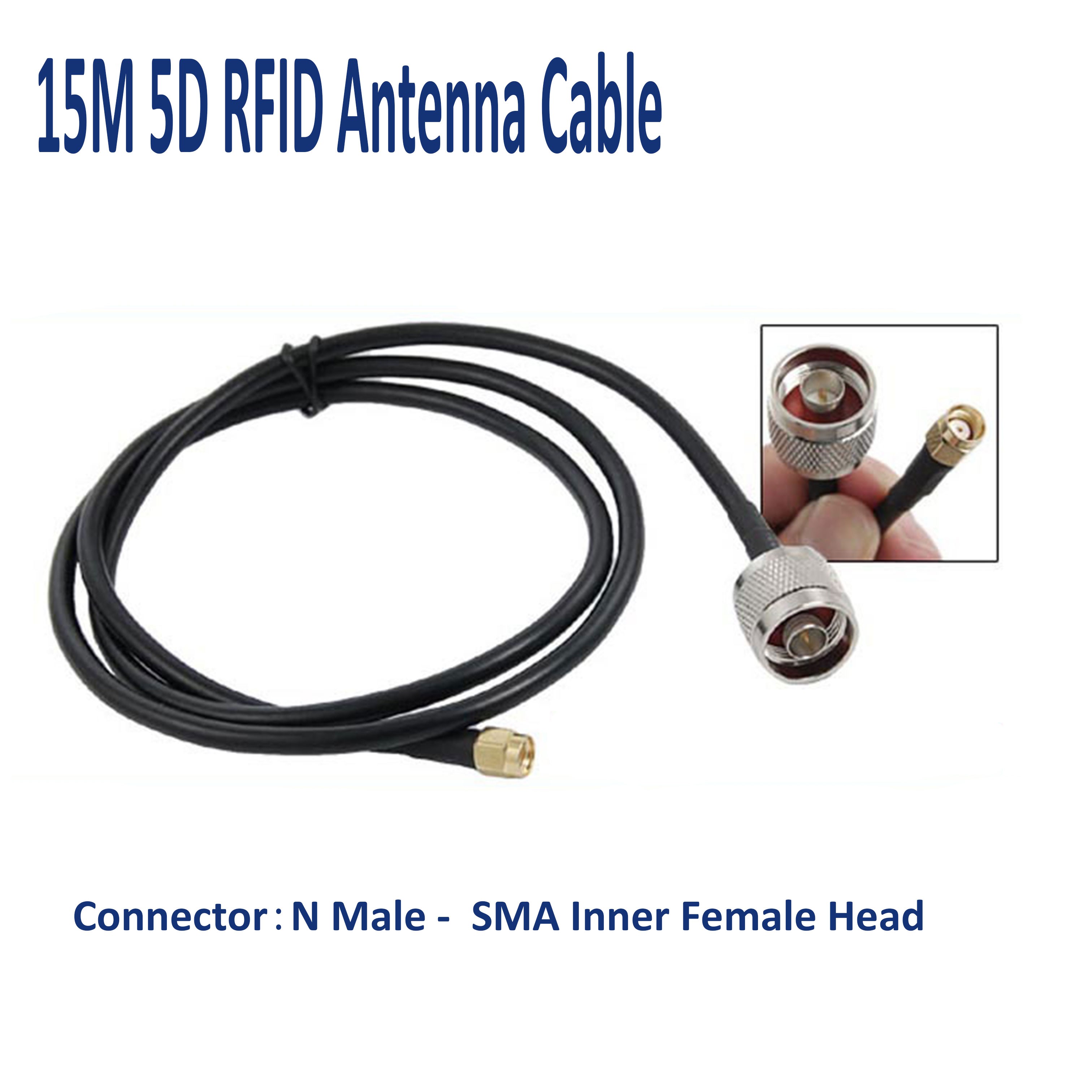 Impinj 420 RFID Reader Antenna Cable  SMA Female to N -type