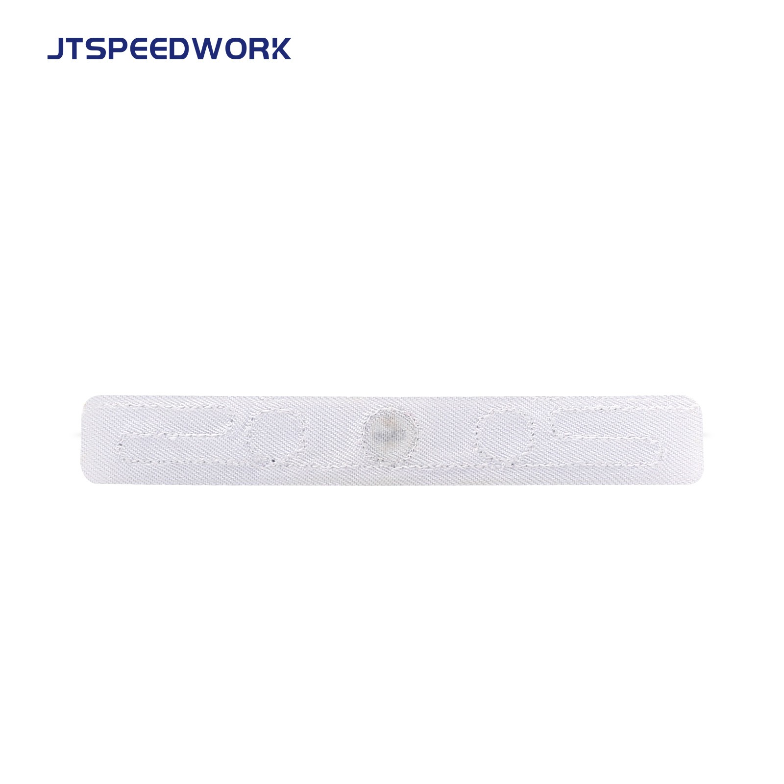 JT-F7010 70*10mm 860-960Mhz UHF Fabric Laundry Textile Washable RFID Tag