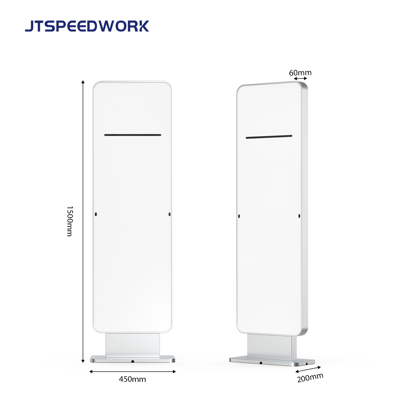 JT-923 or JT-924 ISO18000-6C UHF RFID Gate Reader With Android Screen For Access Control Management